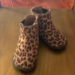 Garanimals Cheetah Booties Size 5